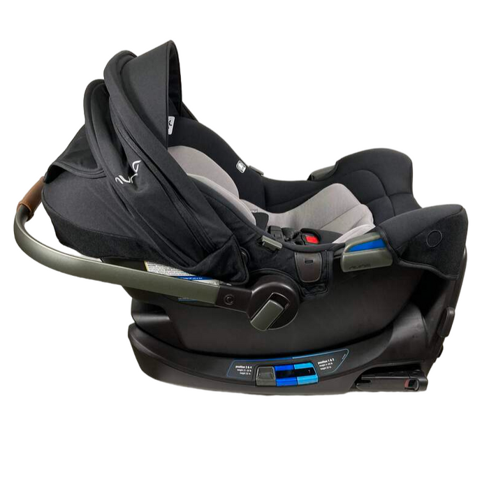 Nuna PIPA rx Infant Car Seat, Caviar, 2023