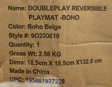 Shop Skip Hop Reversible Foam Play Mat, Boho Beige at GoodBuy Gear