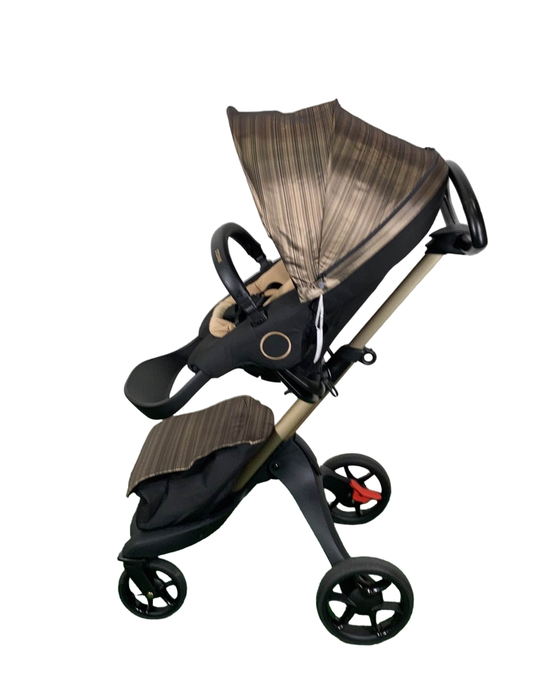 secondhand Stokke Xplory X Stroller, 2022, Gold Black