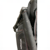 Shop Wonderfold W4 Elite Stroller Wagon, 2025, Black with Red Stitching at GoodBuy Gear