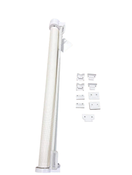 used YOOFOR Retractable Baby Gate, White