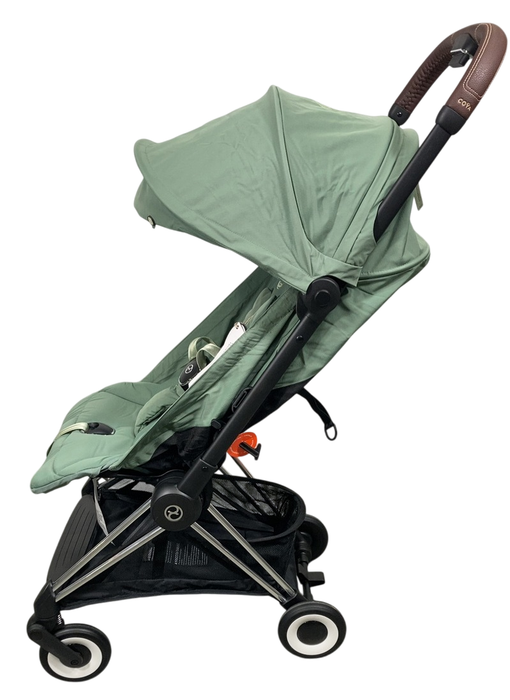 Shop Cybex Coya Stroller, 2023, Leaf Green, Chrome at GoodBuy Gear