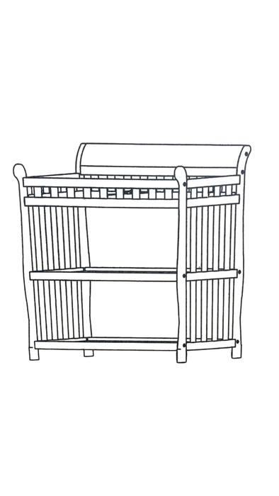 Shop Delta Children Eclipse Changing Table, White at GoodBuy Gear