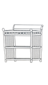 Shop Delta Children Eclipse Changing Table, White at GoodBuy Gear