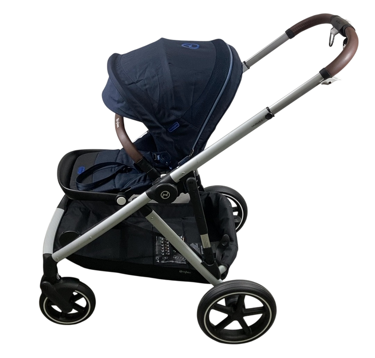 Shop Cybex Gazelle S Modular Stroller, 2024, Ocean Blue, Silver Frame at GoodBuy Gear