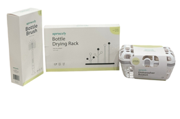 Shop Sprucely Bottle Accessories Starter Set, White/Grey at GoodBuy Gear