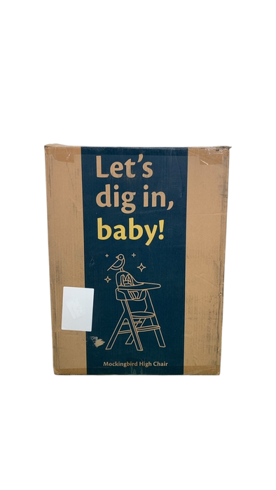 Shop Mockingbird High Chair, Natural Beech, White at GoodBuy Gear