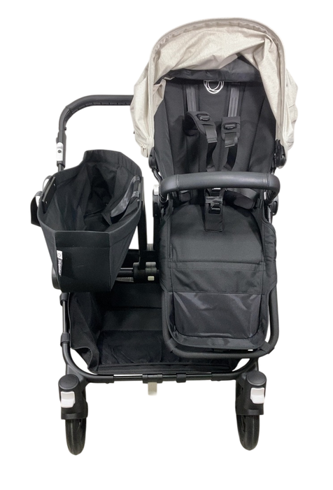 Shop Bugaboo Donkey 5 Mono Stroller, 2024, Black, Midnight Black, Misty White at GoodBuy Gear