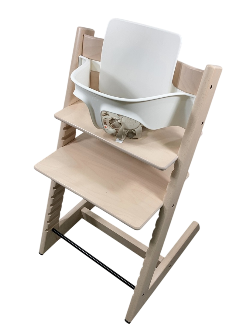 stokke tripp trapp white wash Stokke Tripp Trapp High Chair With Baby Set, Whitewash