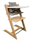 Shop Stokke Tripp Trapp Complete High Chair, 2, Dots Grey, Natural at GoodBuy Gear