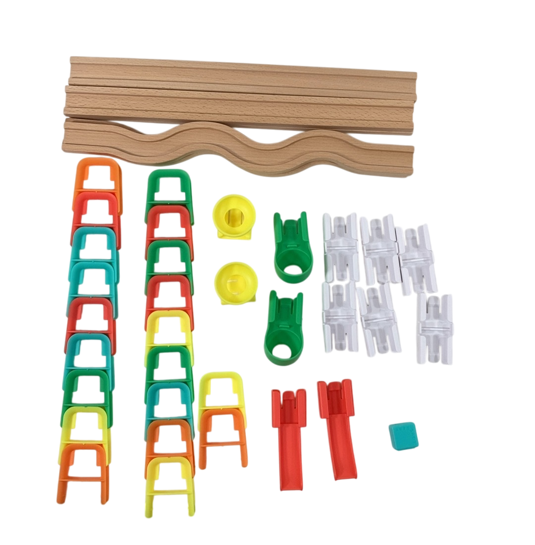 Buildable Ball Ramp Lovevery Energy-in-Motion Wooden Ball Ramps — GoodBuy Gear