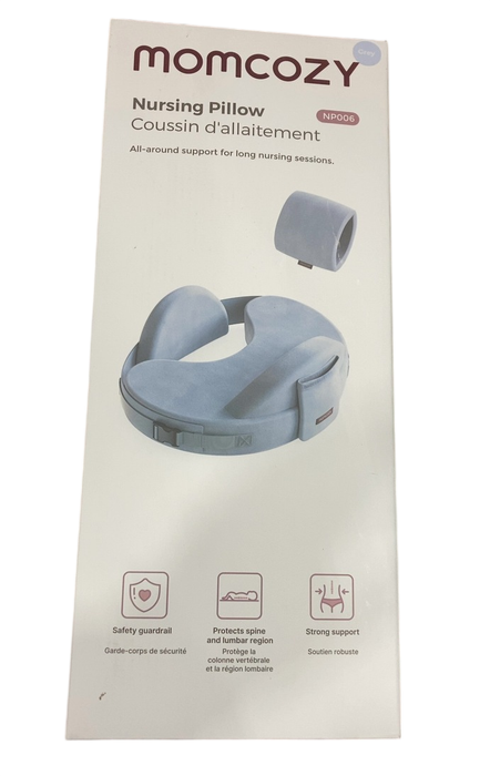 Shop Momcozy Multifunctional and Adjustable Nursing Pillow, Cozylite Grey at GoodBuy Gear