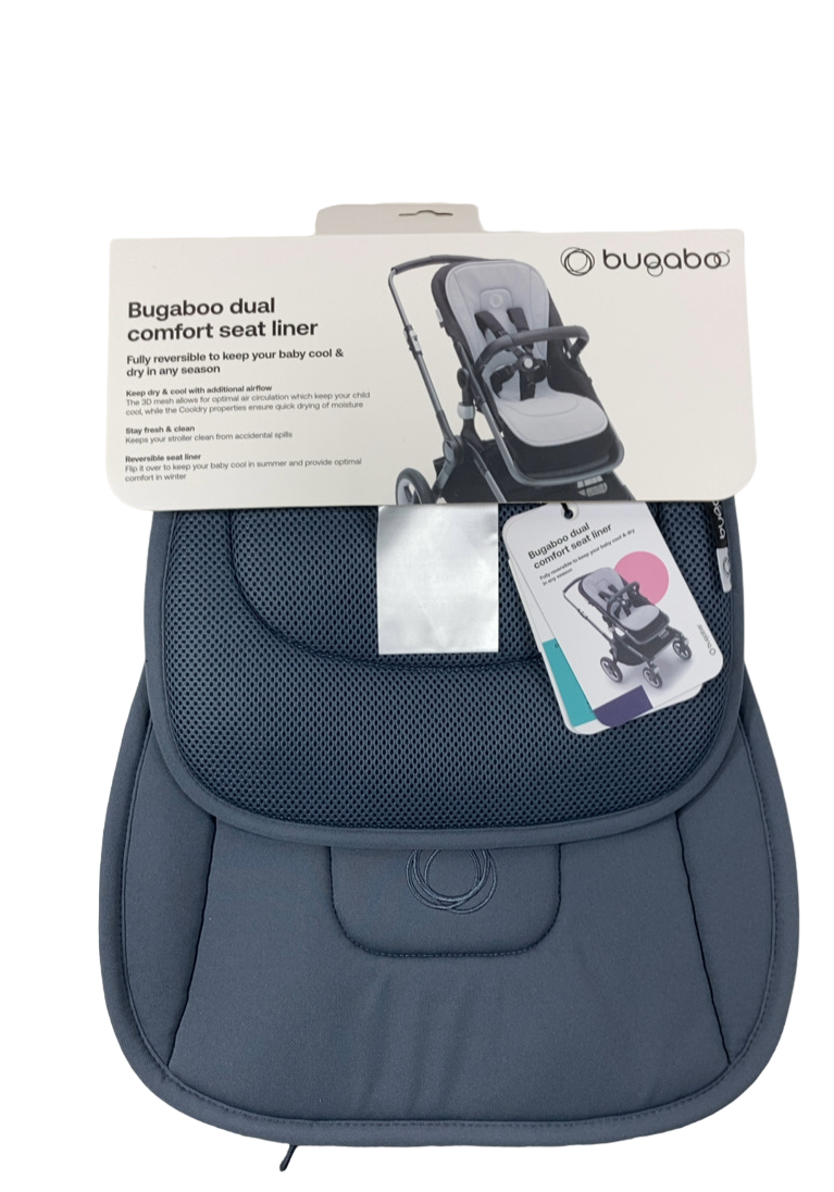 bugaboo dual seat liner Bugaboo Dual Comfort Seat Liner, Seaside Blue