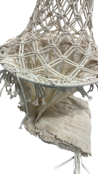 Shop Crane Baby Boho Crib Canopy, Beige Macrame at GoodBuy Gear