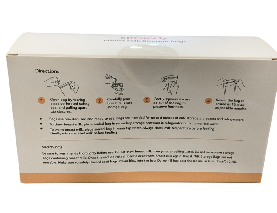 Shop DRAFT - Sprucely Breast Milk Storage Bags1, 100 count at GoodBuy Gear