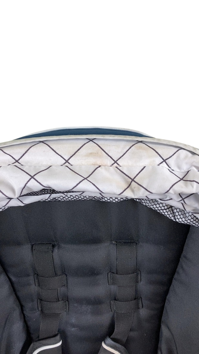 Shop Mockingbird 2nd Seat Kit with Extendable Canopy, Sea, Silver With Penny Leather, Windowpane at GoodBuy Gear