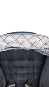 Shop Mockingbird 2nd Seat Kit with Extendable Canopy, Sea, Silver With Penny Leather, Windowpane at GoodBuy Gear