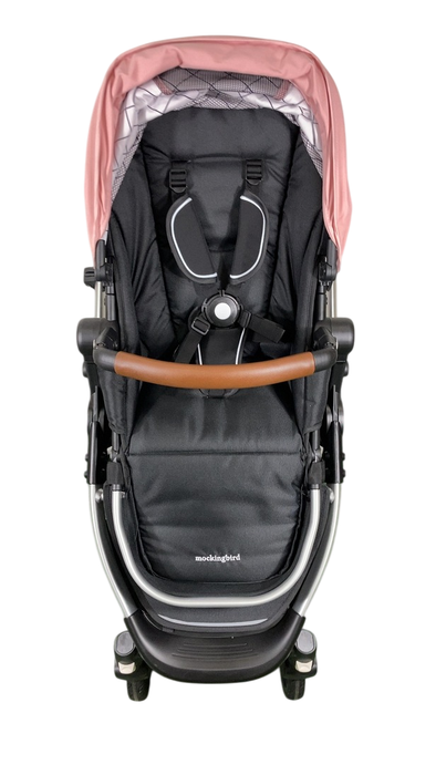 Shop Mockingbird Single 2.0 Stroller, Bloom, Windowpane, Silver With Penny Leather, 2025 at GoodBuy Gear