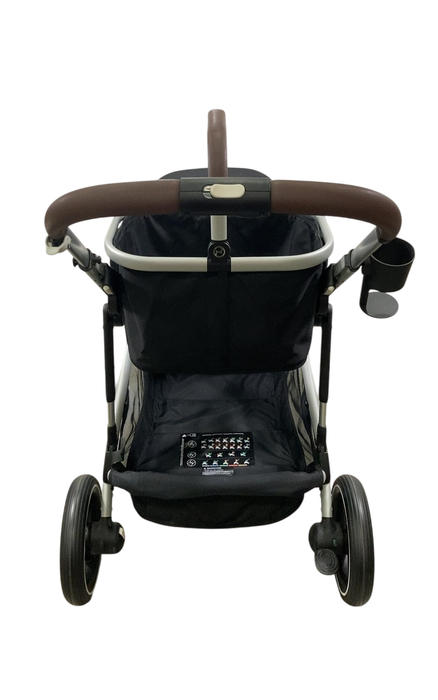 Shop Cybex Gazelle S Modular Stroller, 2024, Moon Black, Silver Frame at GoodBuy Gear