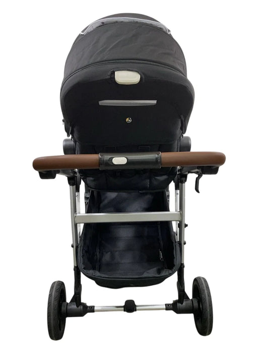 Mockingbird Single to Double 2.0 Stroller, Black, Watercolor Drops, Silver With Penny Leather, 2025