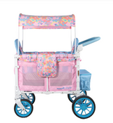 secondhand Wonderfold W2 Luxe Multifunctional Double Stroller Wagon, 2023, Petal Pop Limited Edition