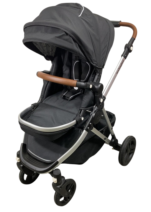 Shop Mockingbird Single 2.0 Stroller, 2024, Black, Silver With Penny Leather, Windowpane at GoodBuy Gear