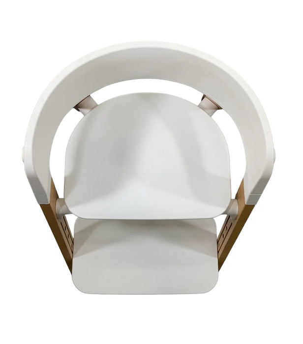 Stokke Steps Chair, White Seat Natural Legs