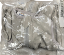 Shop Halo Toddler SleepSack Wearable Blanket, 12-24 Months, Cotton, Grey In the Stars, TOG 1.0 at GoodBuy Gear