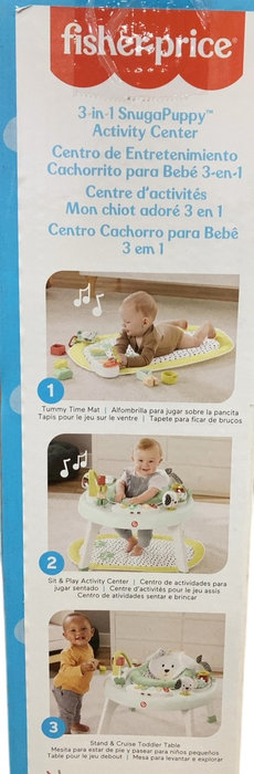 Shop Fisher Price 3-In-1 Snugapuppy Baby Activity Center, Snugapuppy at GoodBuy Gear