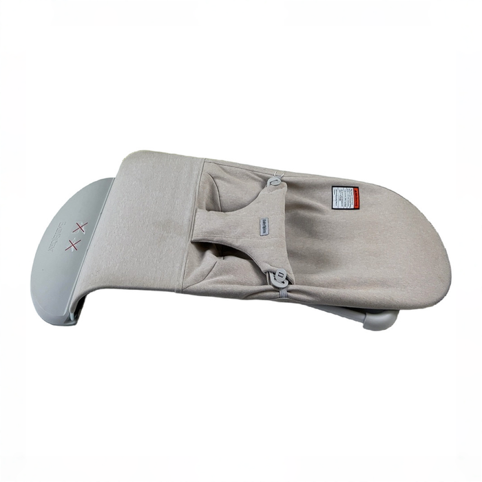 Shop BabyBjorn Bouncer Bliss, Light Beige Woven Melange, Light Gray Frame at GoodBuy Gear