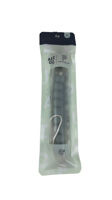 Shop AEIOU Silicone Pacifier Clip, Sage at GoodBuy Gear