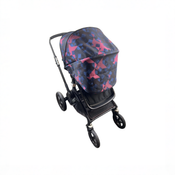 Shop DRAFT - Bugaboo Fox Stroller, 2018, Birds, Black at GoodBuy Gear