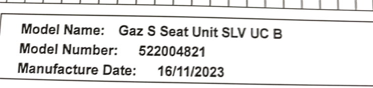 Shop Cybex Gazelle S Seat Unit, Black Frame, Lava Grey at GoodBuy Gear