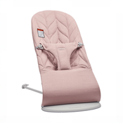 Shop BabyBjorn Bouncer Bliss, Dusty Pink Cotton Petal Quilt, Light Gray Frame at GoodBuy Gear