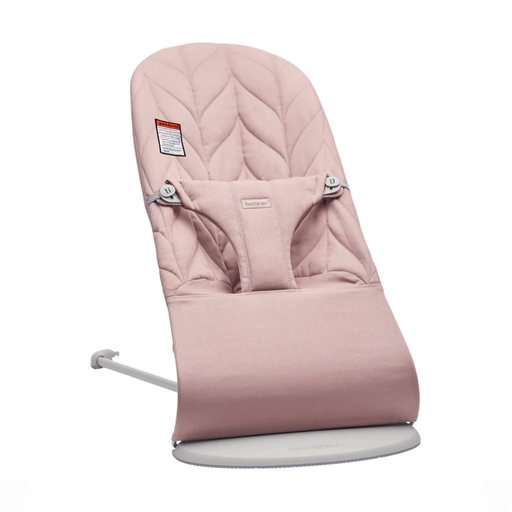 Shop BabyBjorn Bouncer Bliss, Dusty Pink Cotton Petal Quilt, Light Gray Frame at GoodBuy Gear