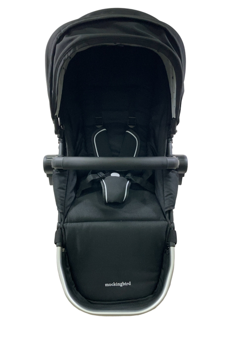 Shop Mockingbird 2nd Seat Kit 2.0, Black, Silver With Black Leather, Watercolor Drops at GoodBuy Gear