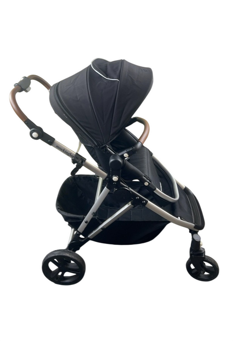 Shop Mockingbird Single to Double 2.0 Stroller, 2023, Black, Silver With Penny Leather, Windowpane at GoodBuy Gear