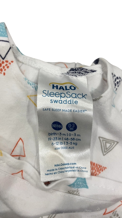 Shop Halo SleepSack Swaddle, Multi Color Triangle, Newborn at GoodBuy Gear