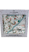 Shop LouLou Lollipop Hooded Towel Set, Llama at GoodBuy Gear
