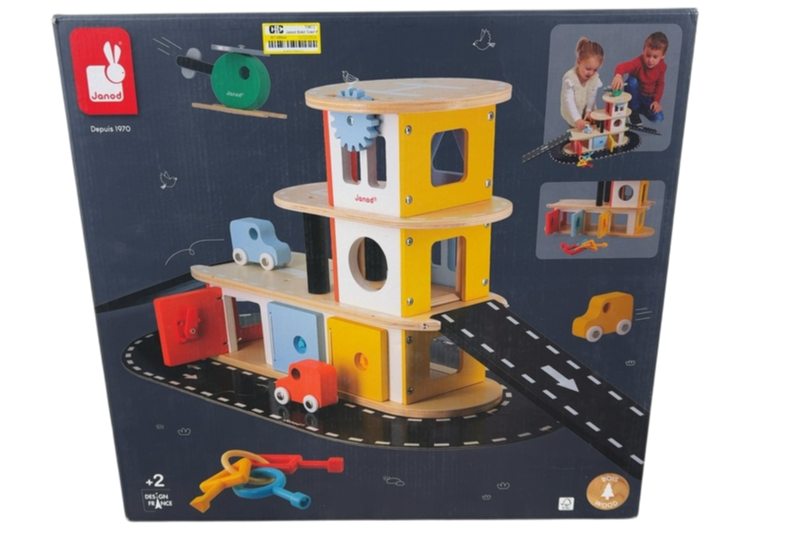 Shop Janod Bolid Solid Wood Garage at GoodBuy Gear