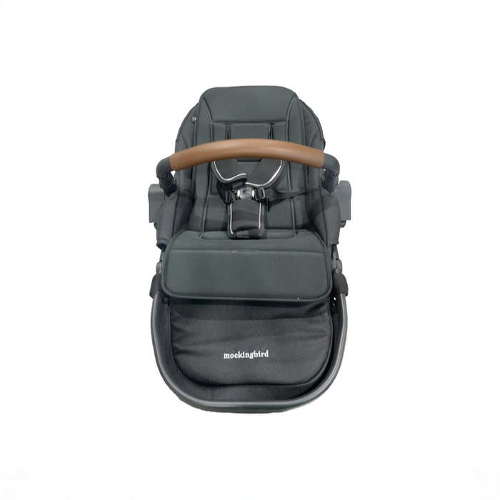 Shop Mockingbird 2nd Seat Kit 3.0, Charcoal with Penny Leather, Black Windowpane at GoodBuy Gear