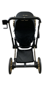 Shop Cybex E-PRIAM Electric Stroller, 2022, Gold With Black Details, Wings By Jeremy Scott, with Battery at GoodBuy Gear