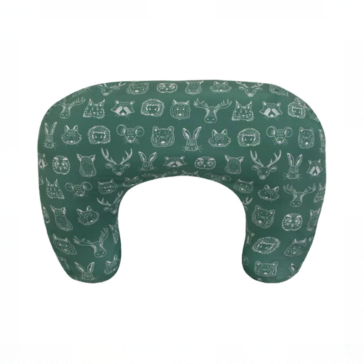Shop Boppy Nursing Pillow, Base Model, Green Forest Animal Sketches at GoodBuy Gear