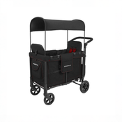 Shop Wonderfold W2 Multifunctional Double Stroller Wagon, 2024, Special Edition (Red Stiching), Plus Model at GoodBuy Gear