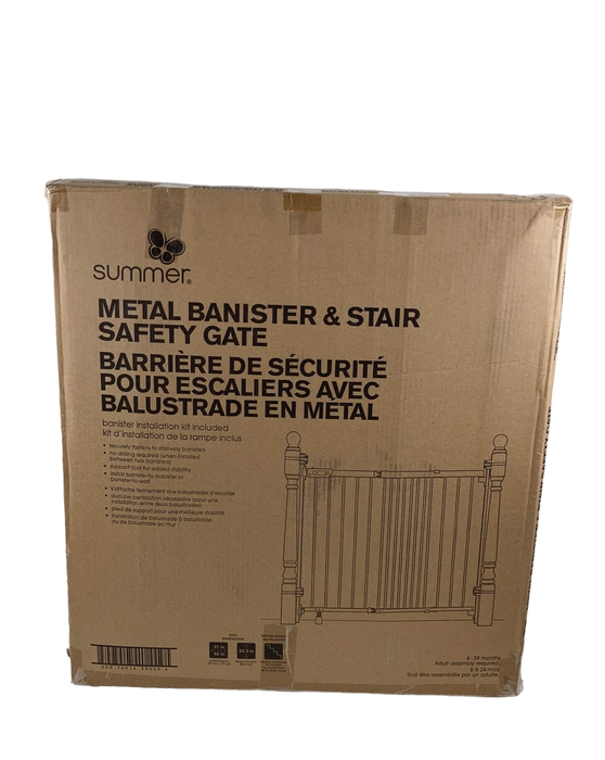 secondhand Summer Infant Metal Banister And Stair Safety Gate