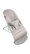 Shop BabyBjorn Bouncer Bliss, Light Gray Frame, Light Beige 3D Jersey at GoodBuy Gear