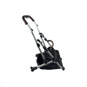 Shop UPPAbaby MINU V2 Stroller Frame, 2022, Silver with Saddle Leather at GoodBuy Gear