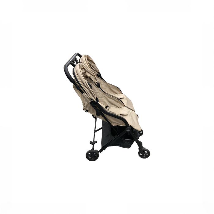 Shop Mompush Lithe Double Stroller, 2026, Khaki at GoodBuy Gear