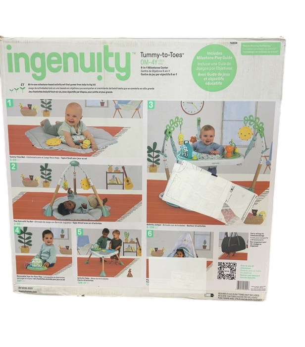 Shop Ingenuity Tummy-to-Toes Play Gym, 6-in-1 Milestone Center at GoodBuy Gear