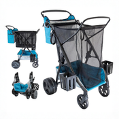 Shop Strolee Beach Cart, Blue at GoodBuy Gear